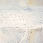 <i>Untitled</i>, acrylic and sand on canvas, 36 x 24 inches, 1971