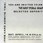 Various materials produced and collected by <i>The First World Brain Bank</i>, 1972-73 (with Stan Sharshal)