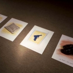 <i>Factories and Roses</i>, installation view, drawings, objects, lighting fixtures, audio, variable dimensions, Berry College, Mt. Berry, GA, 1978