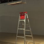 <i>Footloose … and the ties that bind</i>, view of object and audio installation, originally designed for Heath Gallery, Atlanta, GA, 1977