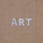 <i>Untitled II</i>, text and projection installation (detail third stage without projection), Joseloff Gallery, Hartford Art School, University of Hartford, 1975