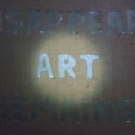 <i>Untitled II</i>, text and projection installation (detail third stage projection), Joseloff Gallery, Hartford Art School, University of Hartford, 1975