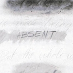 <i>Untitled II</i>, mixed medium drawing, 60 x 42 inches, 1974