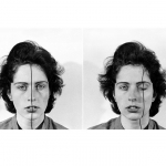 <i>Kiki as Symmetrical and Asymmetrical Compositions</i>, original b/w negatives reprinted with pigmented ink on luster paper, 18 x 28 inches, 1974 / 2014