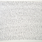 <i>March Series</i>, permanent marker on clay-coated paper, each 18 x 24 inches, 1978