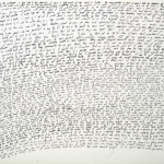 <i>March Series</i>, permanent marker on clay-coated paper, each 18 x 24 inches, 1978