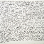 <i>March Series</i>, permanent marker on clay-coated paper, each 18 x 24 inches, 1978