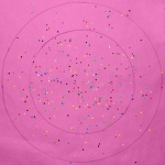 <i>The Shotgun and the I Ching (pink)</i>, pigmented ink on luster paper surface mounted to Plexiglas with Sintra backing, 30 x 30 inches, 2000