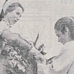 <i>Would have/ Would not have</i>, various sized photographs from newspapers mounted on 8 x 10 inch Arches paper, 1974