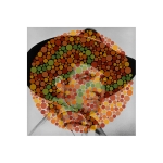 <i>Tom Mix / Ishihara 31  (Unlettered)</i>, pigmented ink on glossy paper with UV laminate, 18 x 18 inches, 2013