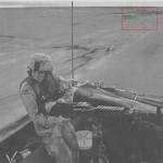 Source image, <i>Iran/Iraq Border</i> (red box indicates area of sample), New York Times, 2004